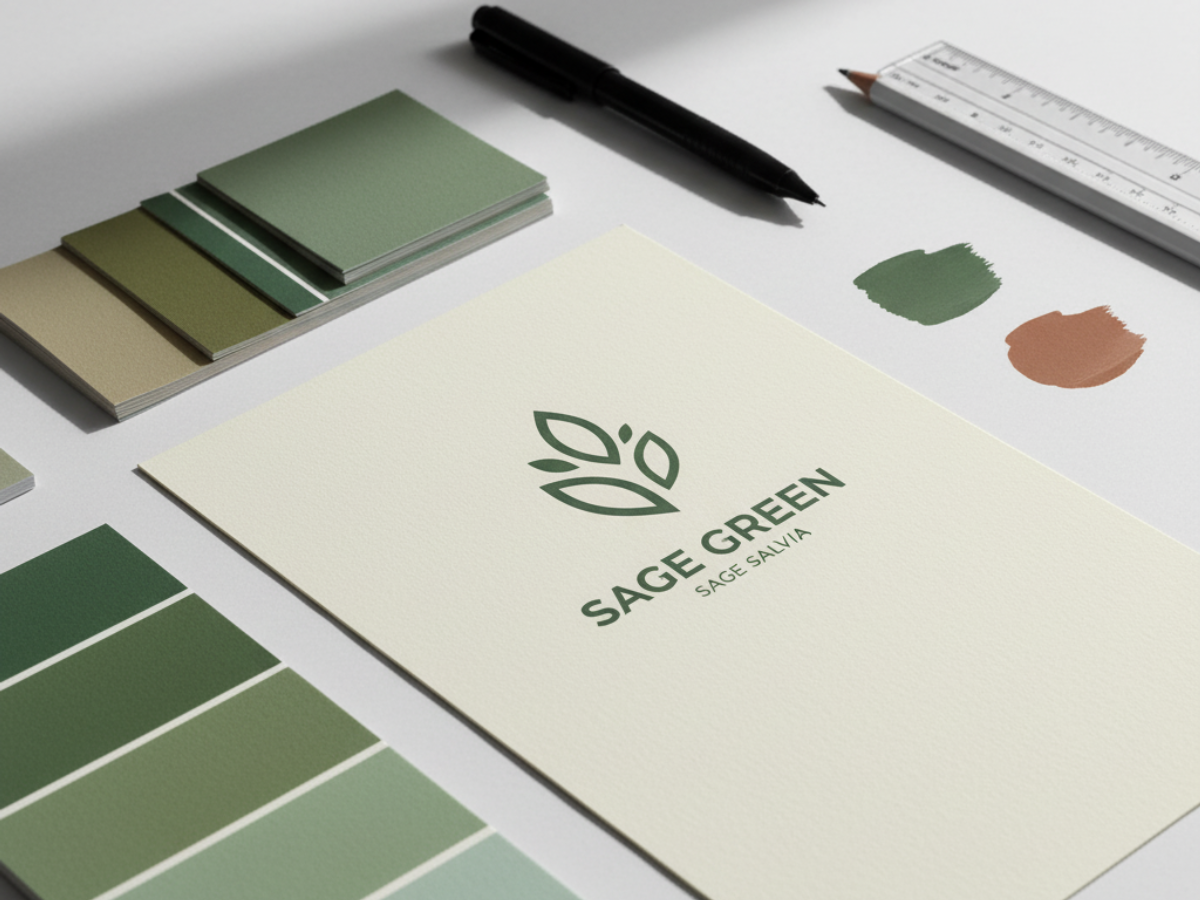 رنگ سبز مریم گلی ابرا دیزاین